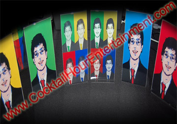 Green Screen Photo Favors Florida Bar Mitzvah Cocktail Hour Entertainment